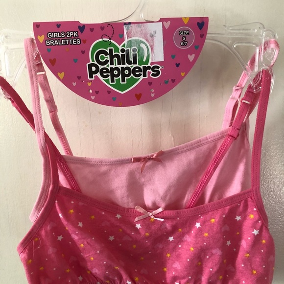 NWT Girls 2 Pack Bralettes - Picture 6 of 8
